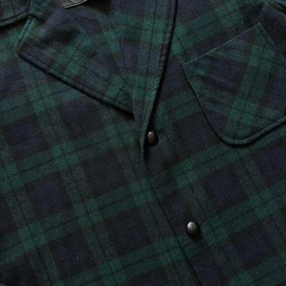Vintage Pendleton Disneyland 60s 70s Walt Disney Wool Tartan Plaid Blazer Men L - Picture 5 of 8